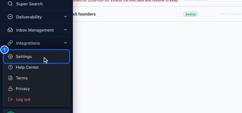 Step 1: Open Settings. Click your name at the bottom of the left menu, then Settings.