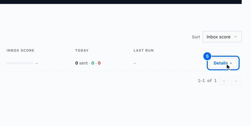 Step 5: Open the mailbox. Your mailbox is in the list with its status, for example Warming.
