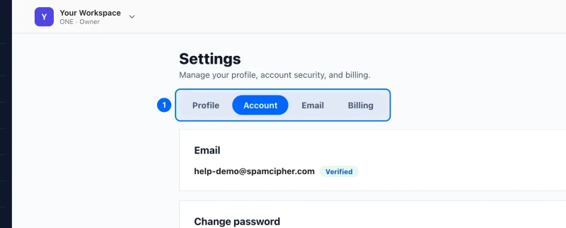 Step 3: Check your account email and password. Click your name at the bottom of the left menu, then Settings, then the Account tab. The email address shown is the one you sign in with; if you changed your password recently, use the new one everywhere.